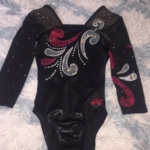 RARE Beautiful Black Sparkled Leotard